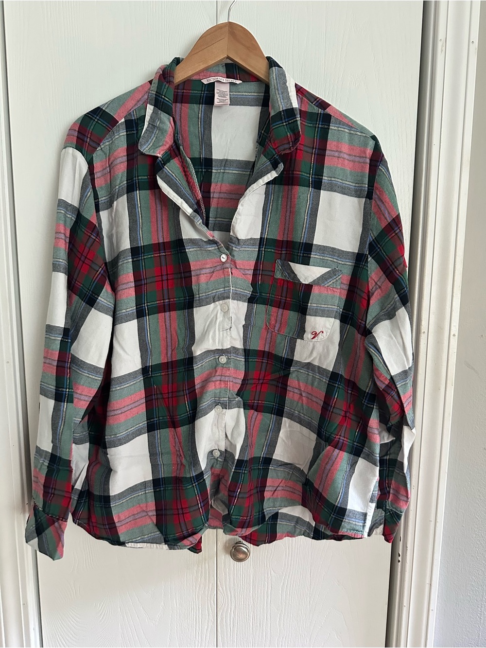 Victoria’s Secret Plaid PJ Top